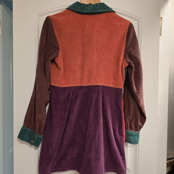 NEW FREE PEOPLE Color Me Cord Dress - Picture 4 of 7